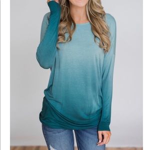 Pulse Boutique I’m on My Way Open Back Ombré Top